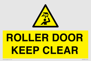 ROLLER DOOR KEEP CLEAR